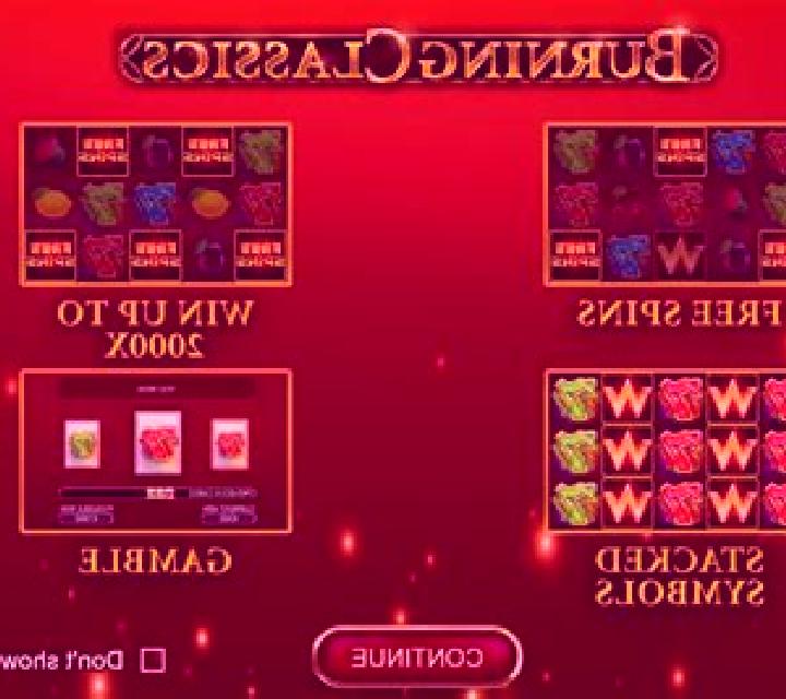 Burning Classics Royal Edition slot machine