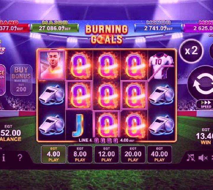 Burning Goals slot machine