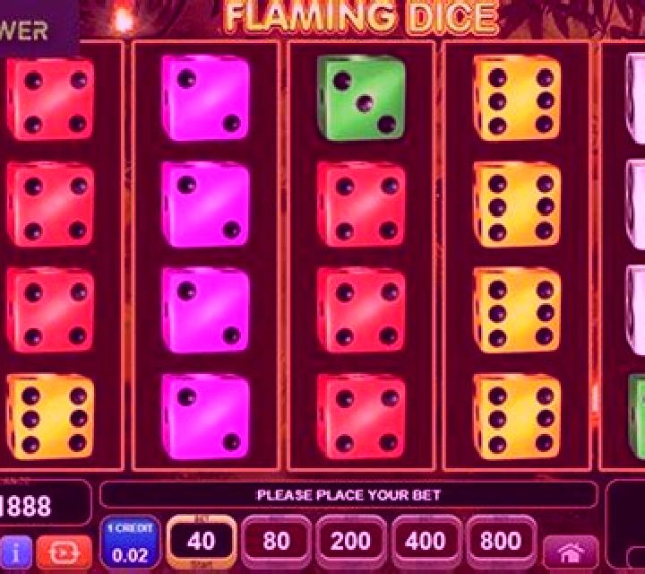 Burning Slots 100 Dice slot machine