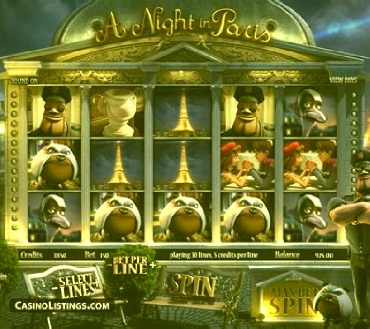 Cafe Paris slot machine