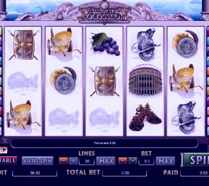 Call Of The Colosseum slot machine