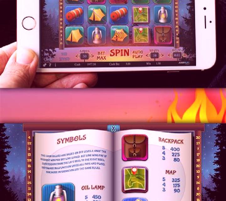 Camping slot game
