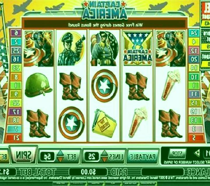 Captain America slot machine