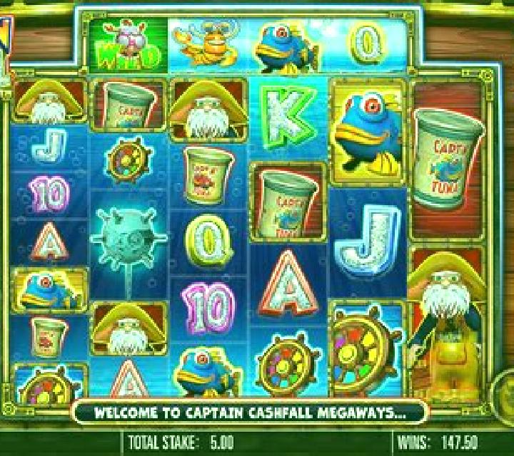 Captain Cashfall Megaways online slot
