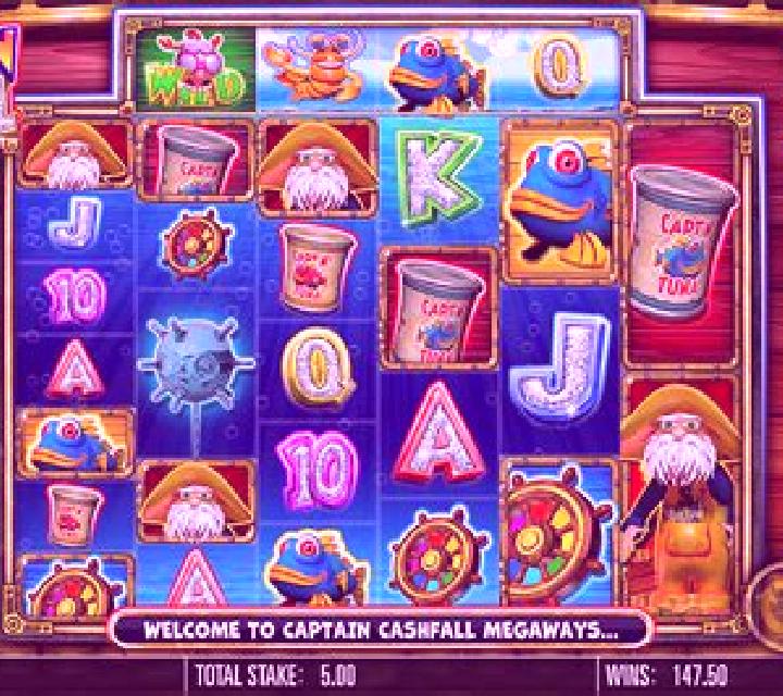 Captain Cashfall Megaways slot game