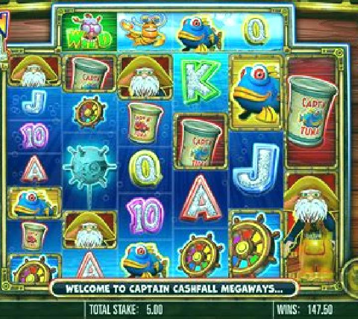Captain Cashfall slot game