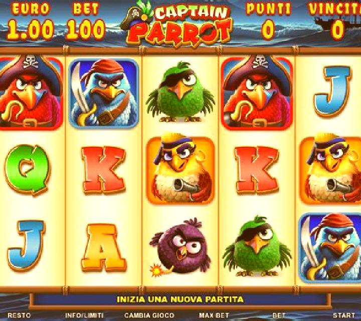 Captain Parrot slot machine