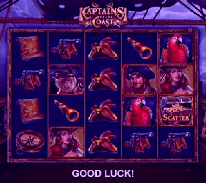Captains of the Coast slot machine