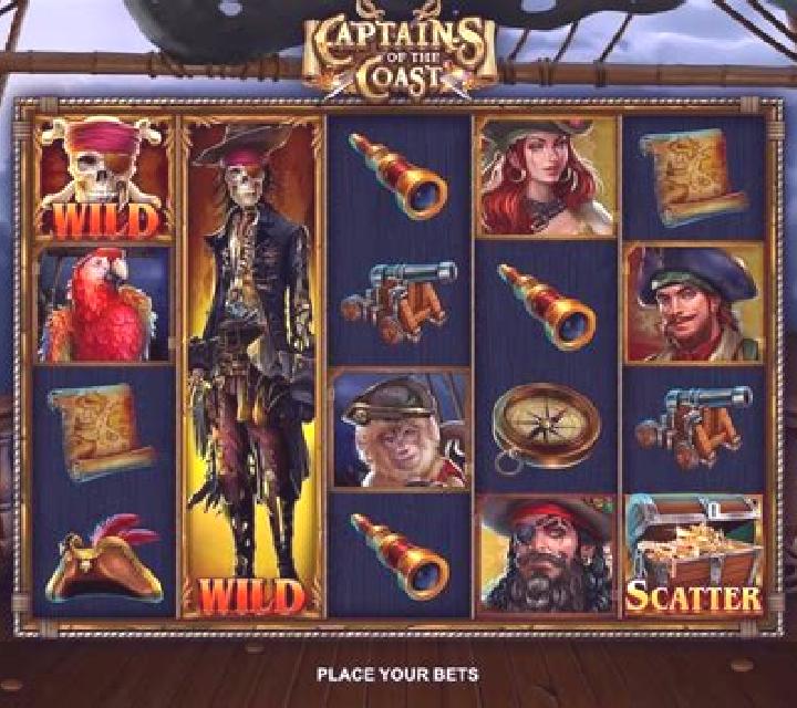 Captains of the Coast slot