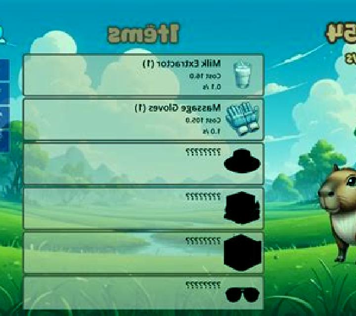 Capybara slot machine