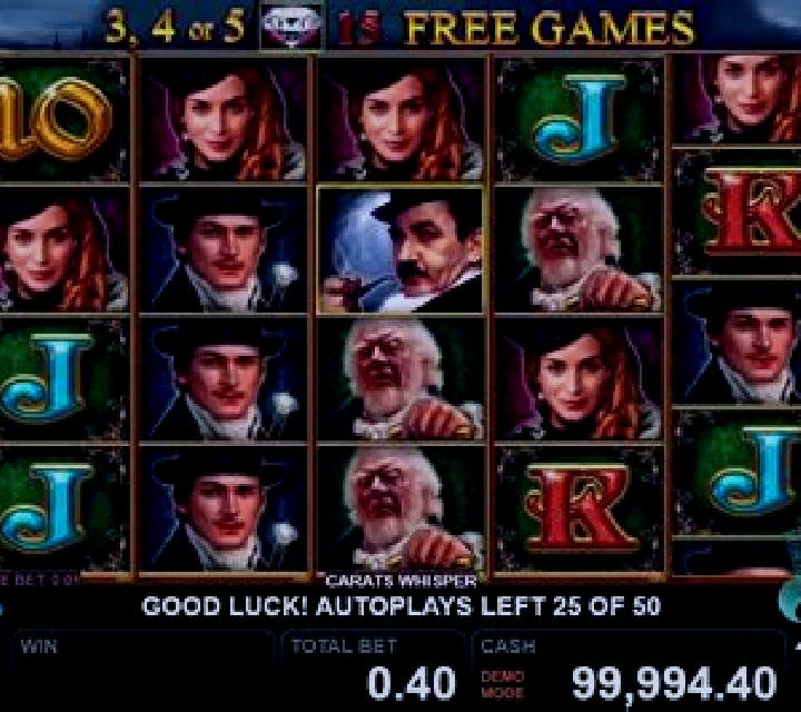 Carats Whisper slot machine