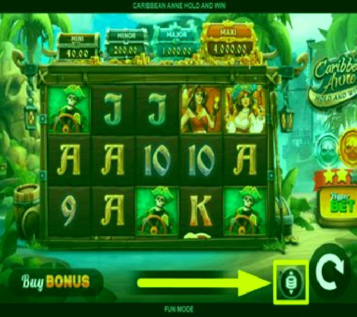 Caribbean Anne Hold and Win slot