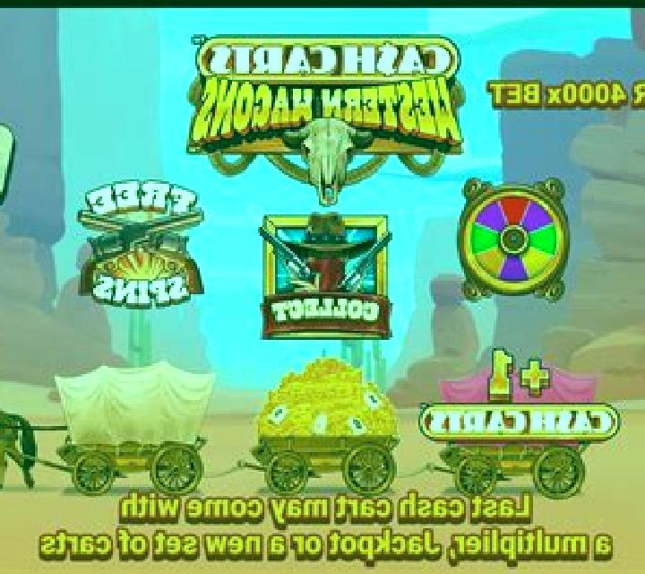 Cash Carts Western Wagons slot game