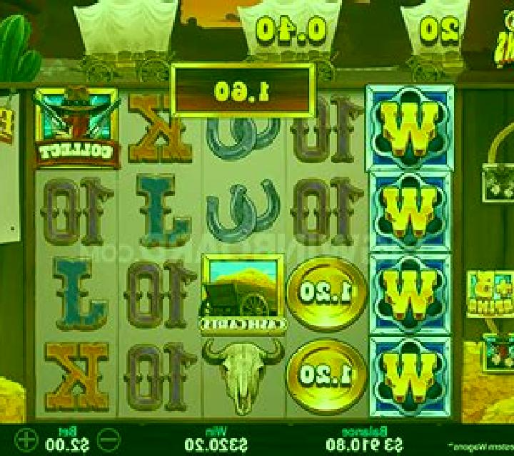 Cash Carts Western Wagons slot machine