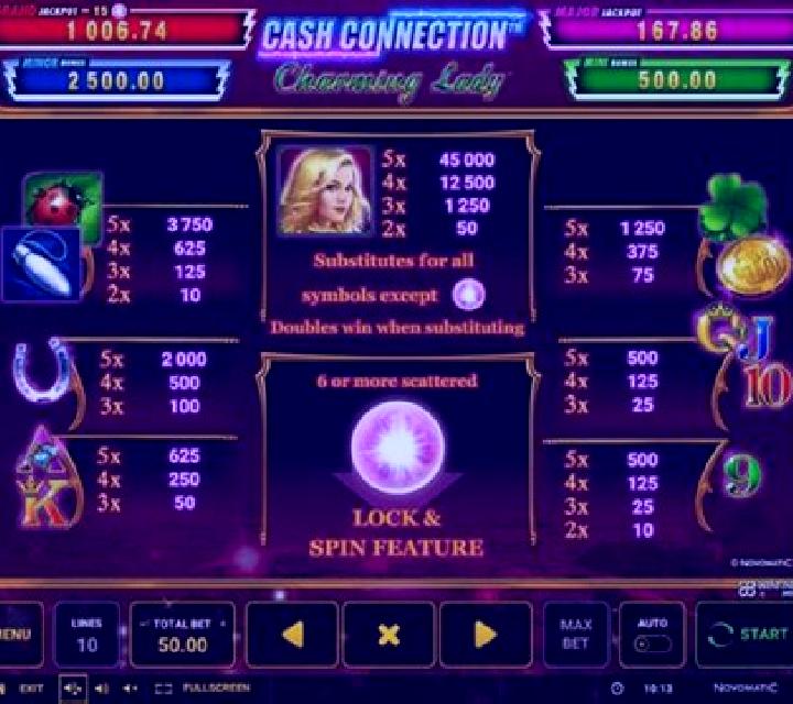 Cash Connection - Charming Lady s Boom Coins slot machine