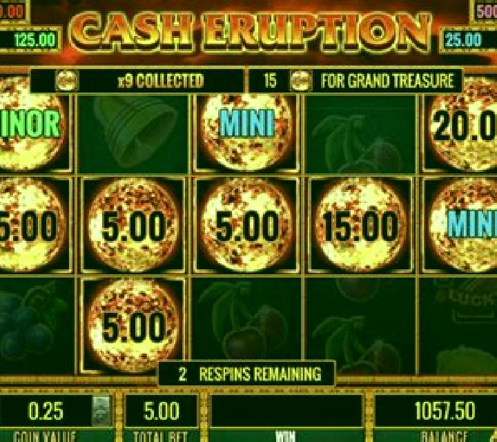 Cash Eruption Coins & Clovers slot game