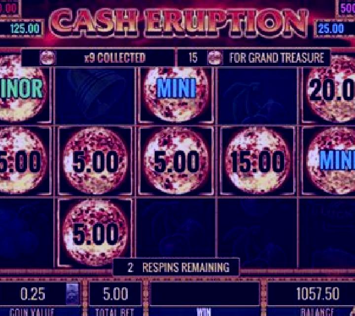 Cash Eruption Mines slot game