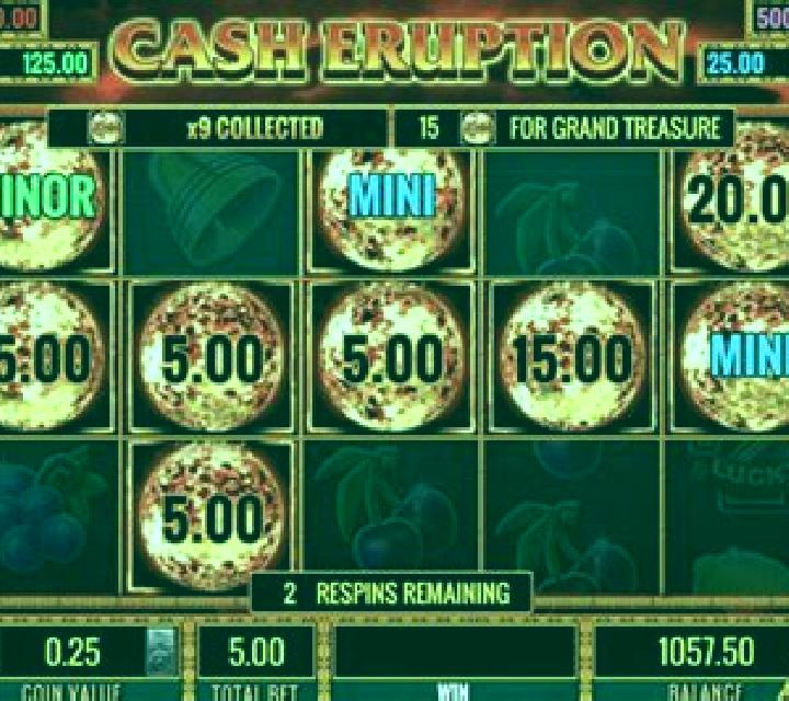 Cash Eruption Mines slot machine