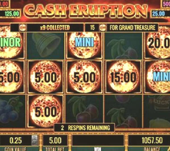 Cash Eruption Vegas slot game