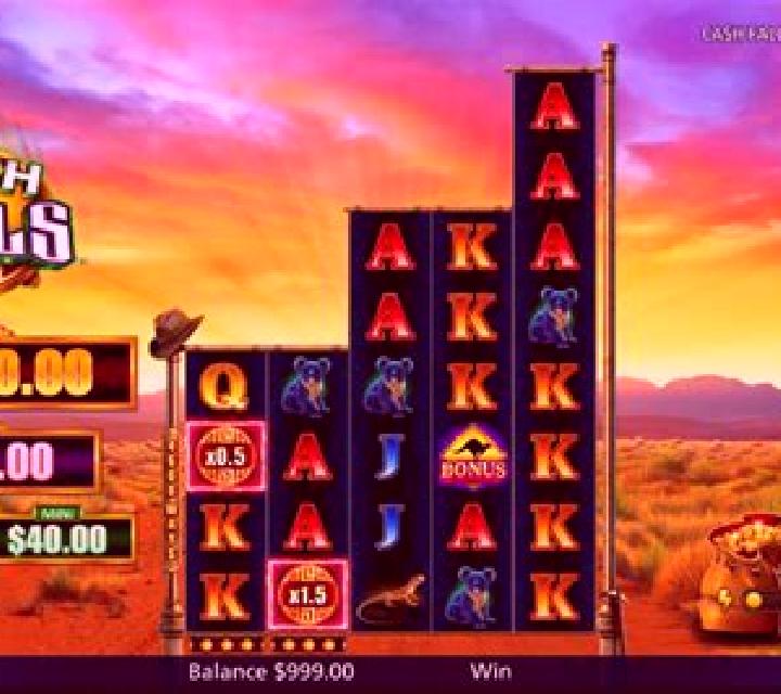 Cash Falls Outback Fortune slot