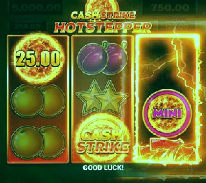 Cash Strike Hotstepper slot machine