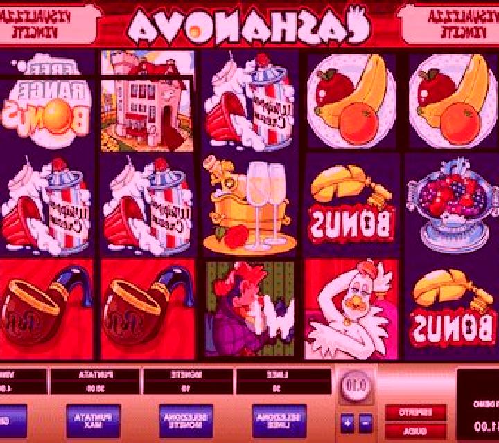 Cashanova online slot