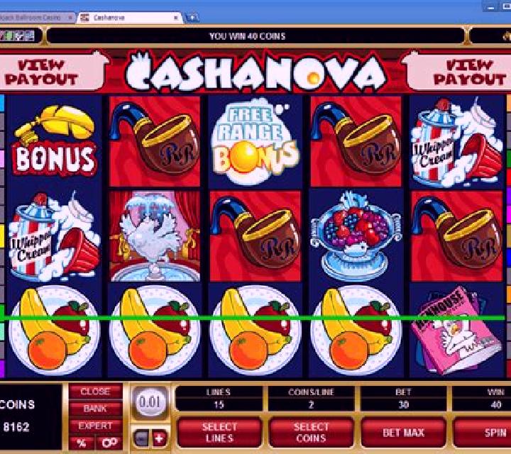 Cashanova slot game