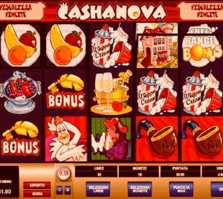 Cashanova slot machine
