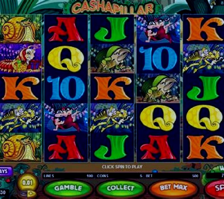 Cashapillar slot machine