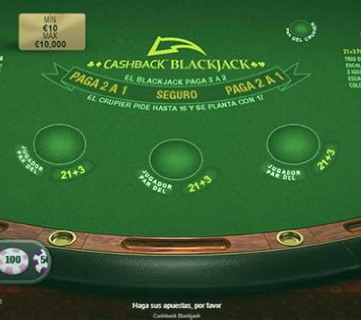 Cashback Blackjack (Playtech) slot machine