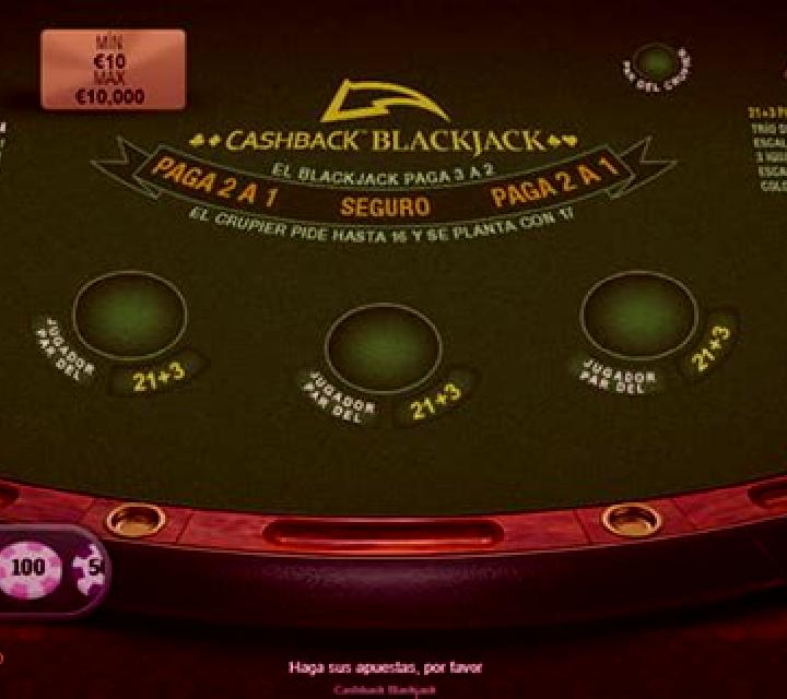 Cashback Blackjack (Playtech) slot