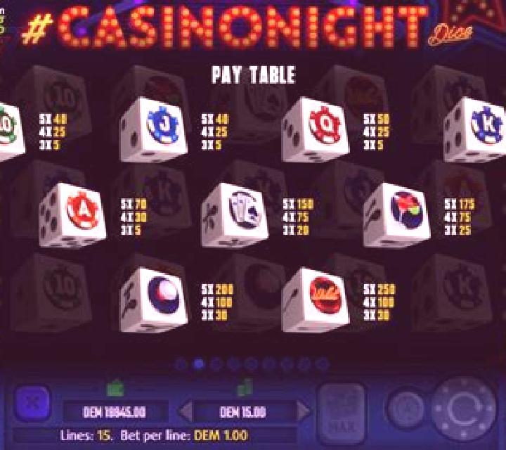 Casinonight Dice slot