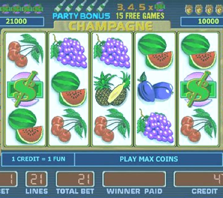 Champagne Party slot machine