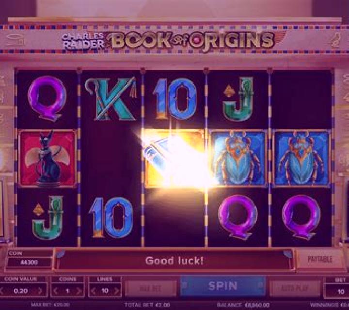 Charles Raider & The Sands of Fate slot machine