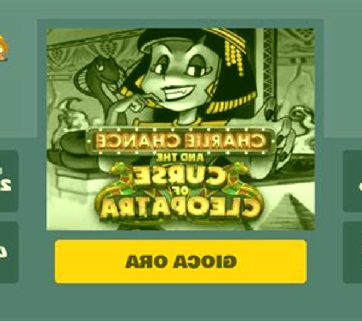 Charlie Chance and the Curse of Cleopatra slot machine