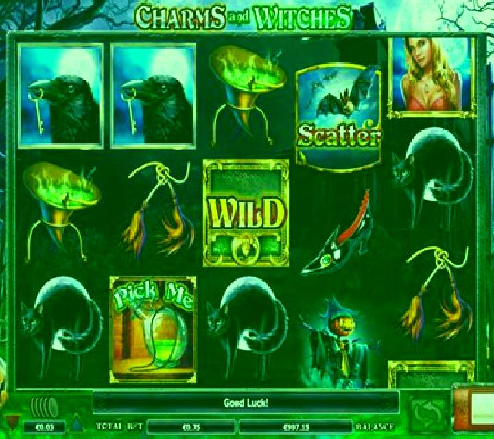 Charms and Witches slot game