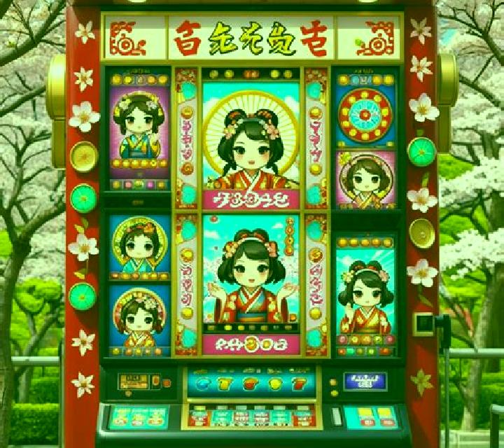 Cherry Blossoms Mini slot machine