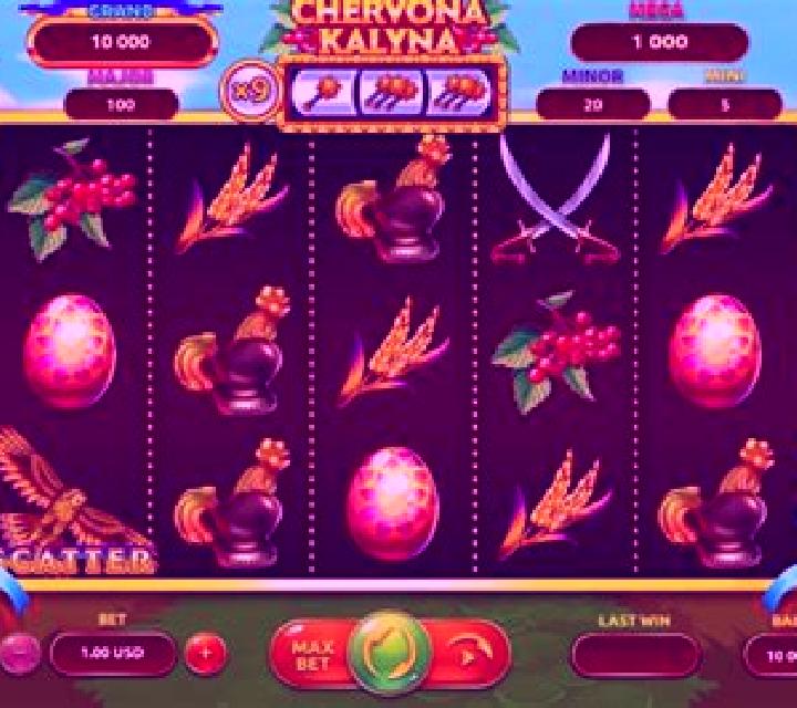 Chervona Kalyna Megaways slot machine