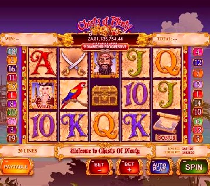 Chests of Plenty slot game