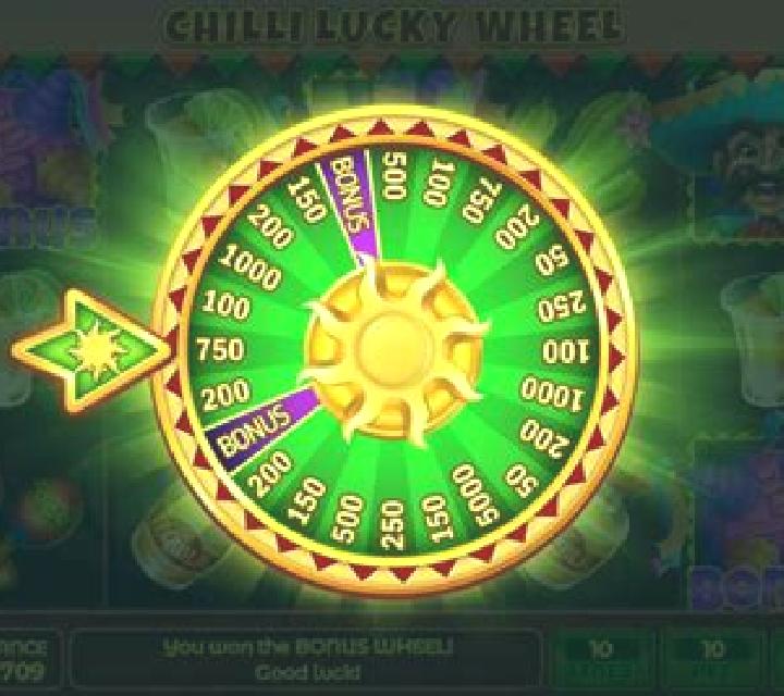 Chilli Lucky Wheel slot machine