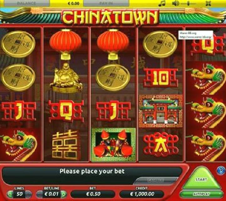 Chinatown slot machine