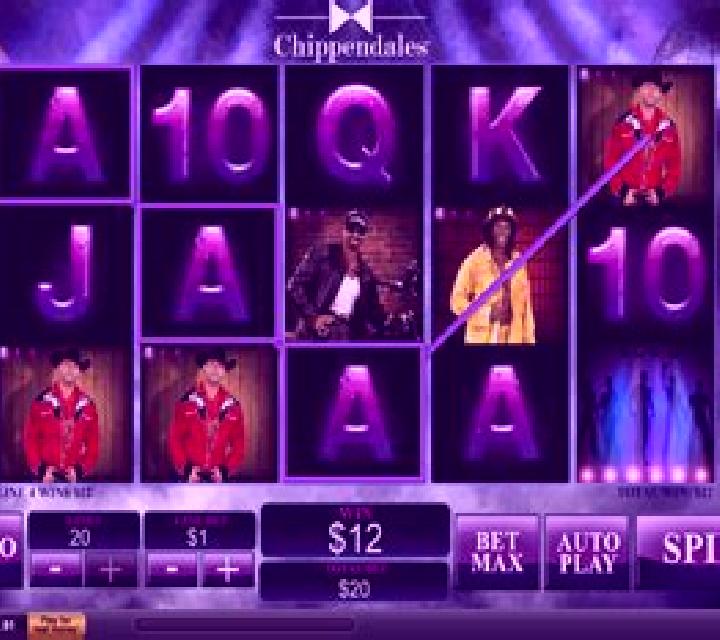 Chippendales slot machine