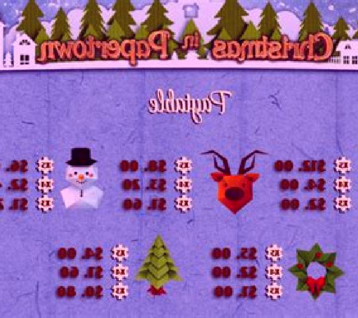 Christmas in Papertown slot machine