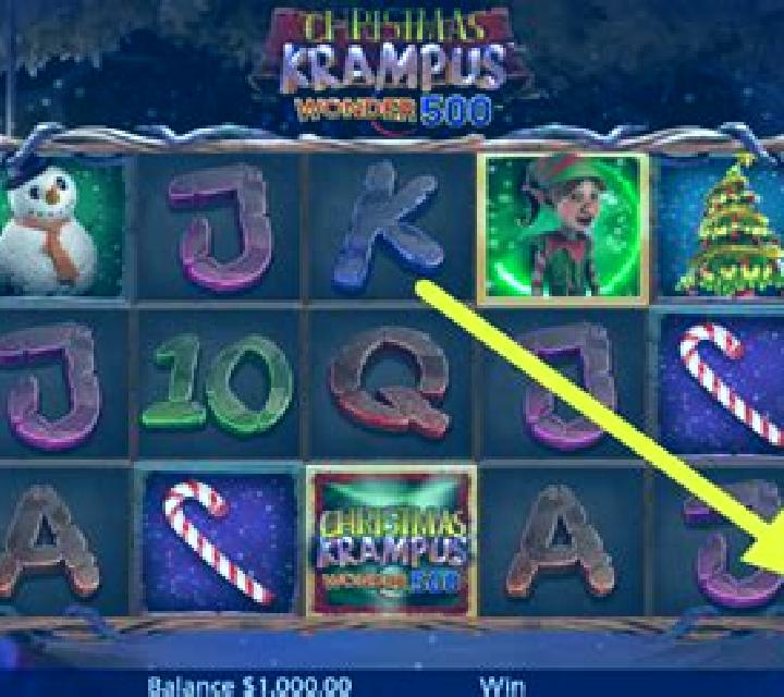 Christmas Krampus slot machine