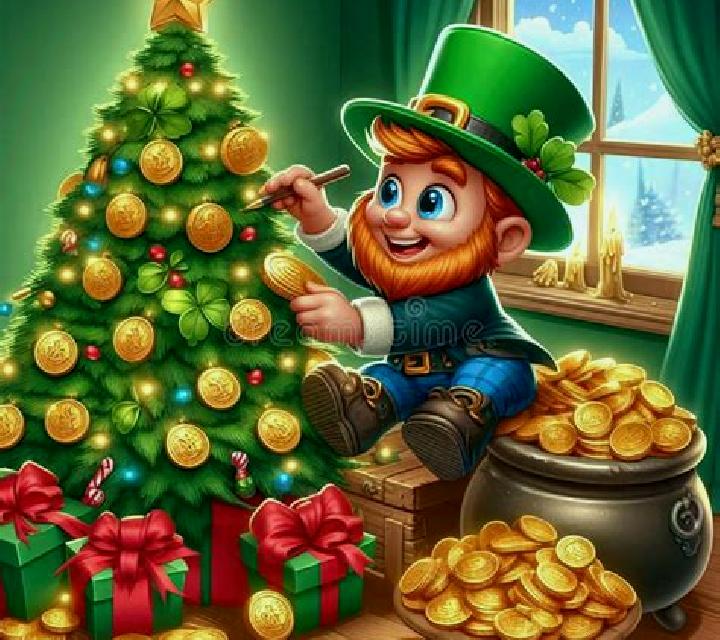 Christmas Leprechaun Money slot