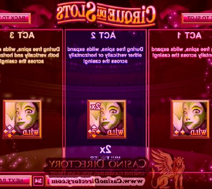 Cirque du Slots slot game