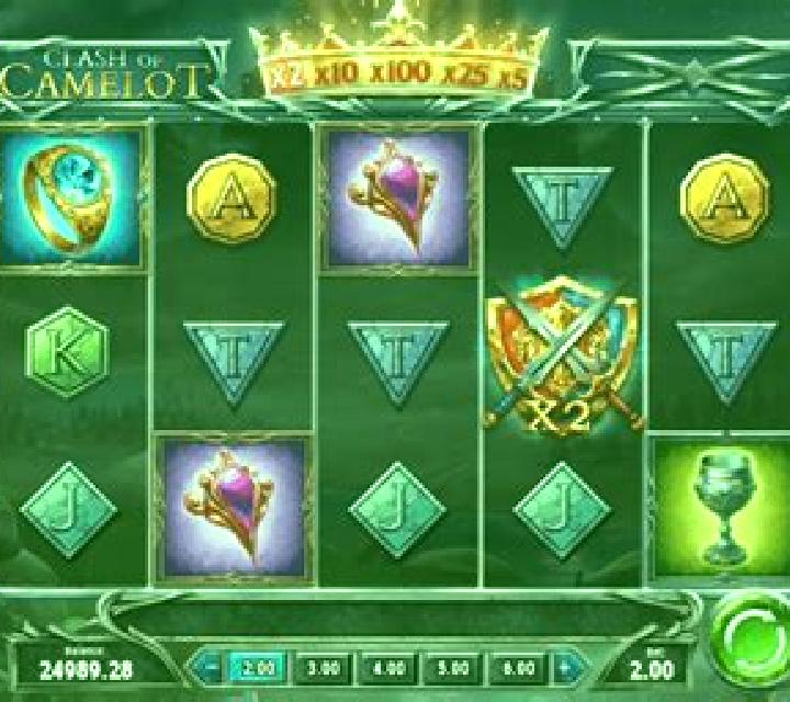 Clash of Camelot slot machine