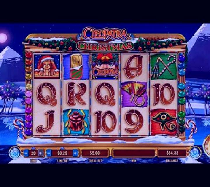 Cleopatra Christmas slot game