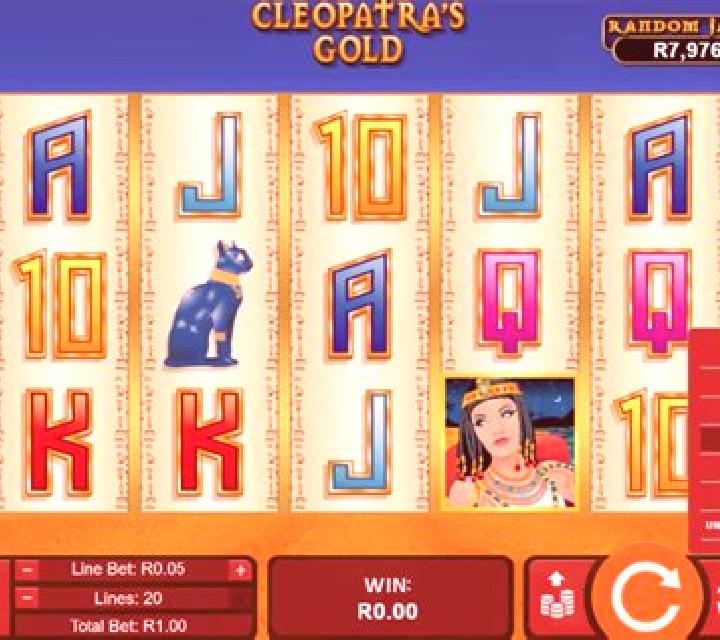 Cleopatras Gold (RTG) slot machine