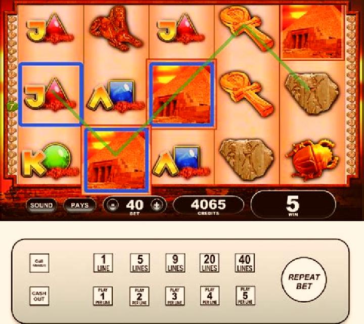 Cleo s Gold slot machine
